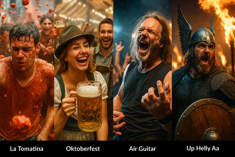 10 najbardziej szalonych festiwali Europy – gdzie piwo leje się strumieniami, a rozsądek idzie spać