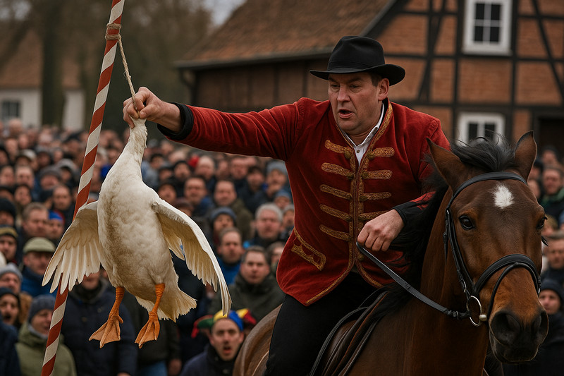 Goose Pulling (Gänsereiten) Goose Pulling (Gänsereiten)