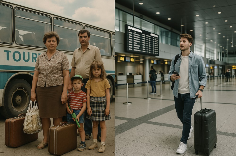 Kontrast: kiedyś vs dziś Kontrast: kiedyś vs dziś