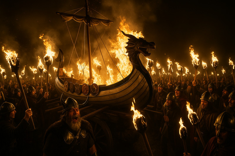 Up Helly Aa – Lerwick, Szetlandy, Szkocja Up Helly Aa – Lerwick, Szetlandy, Szkocja