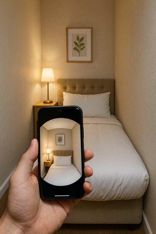 Airbnb- Zdjęcia: obiektyw rybie oko i magiczny photoshop